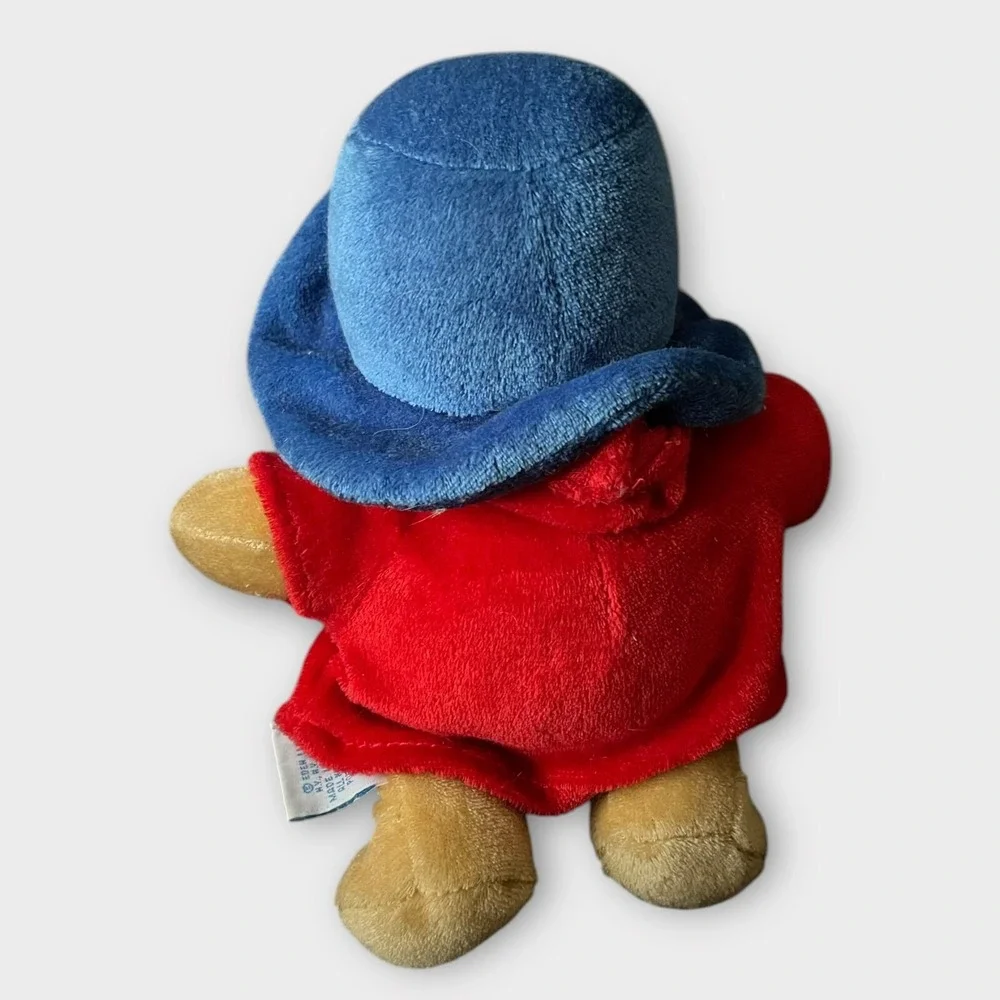Eden Toys Paddington Bear Plush Stuffed Animal Blue Hat Red Coat‎ 1997 7